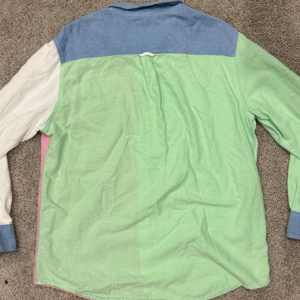 Chaps Men's Color Block Shirt - Picture 3 of 4
